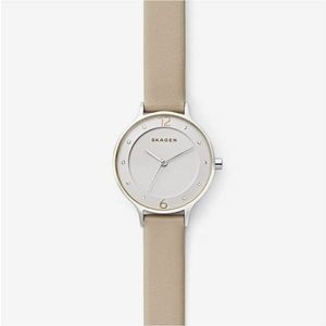Anita Beige Leather Watch